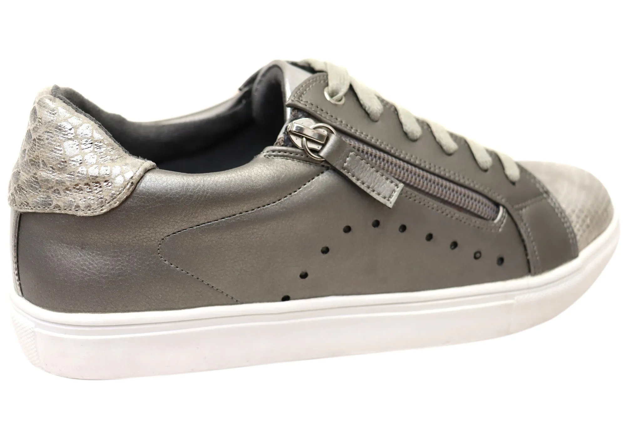 Scholl Orthaheel Womens Cleo Comfortable Casual Sneakers Shoes