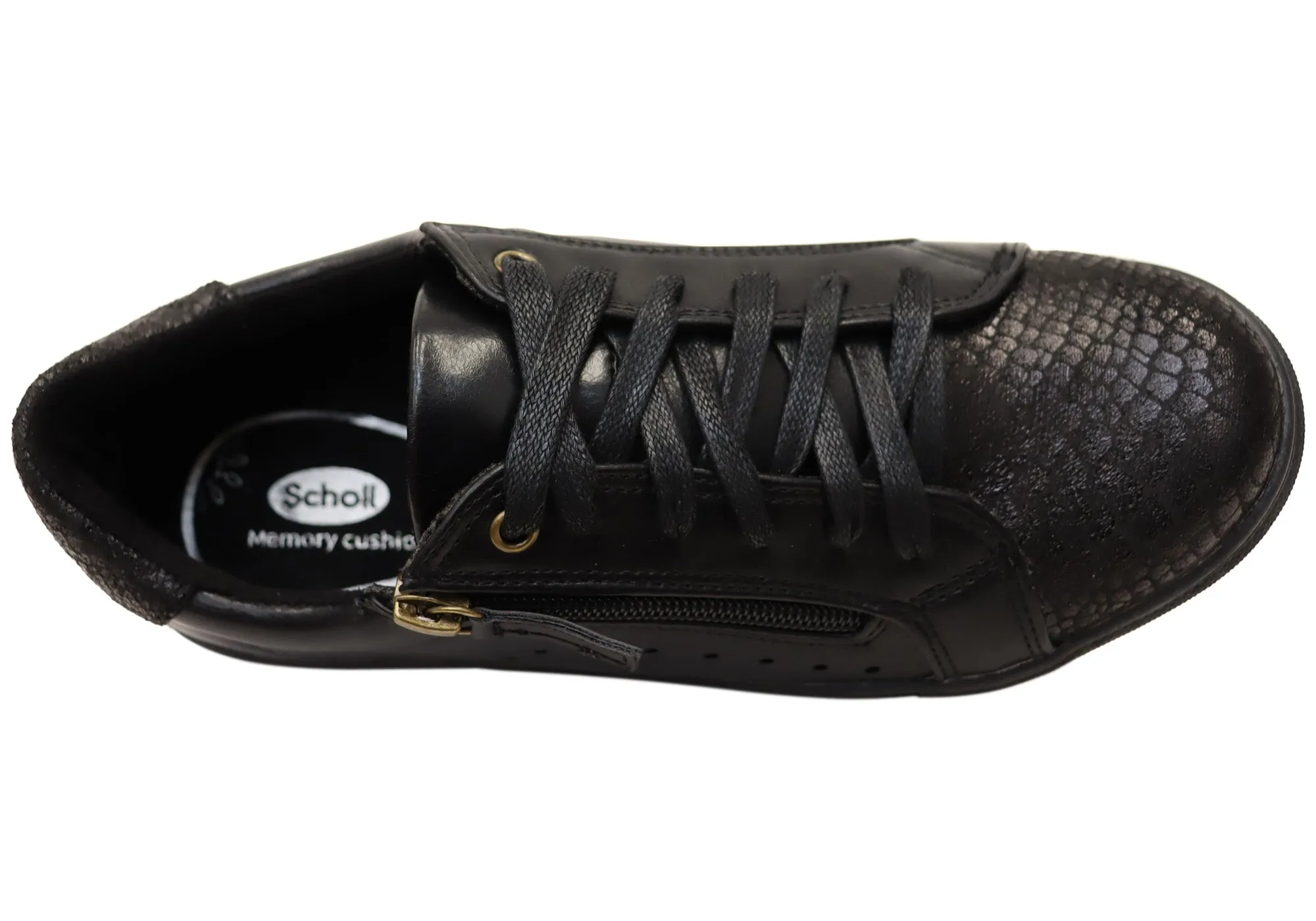 Scholl Orthaheel Womens Cleo Comfortable Casual Sneakers Shoes