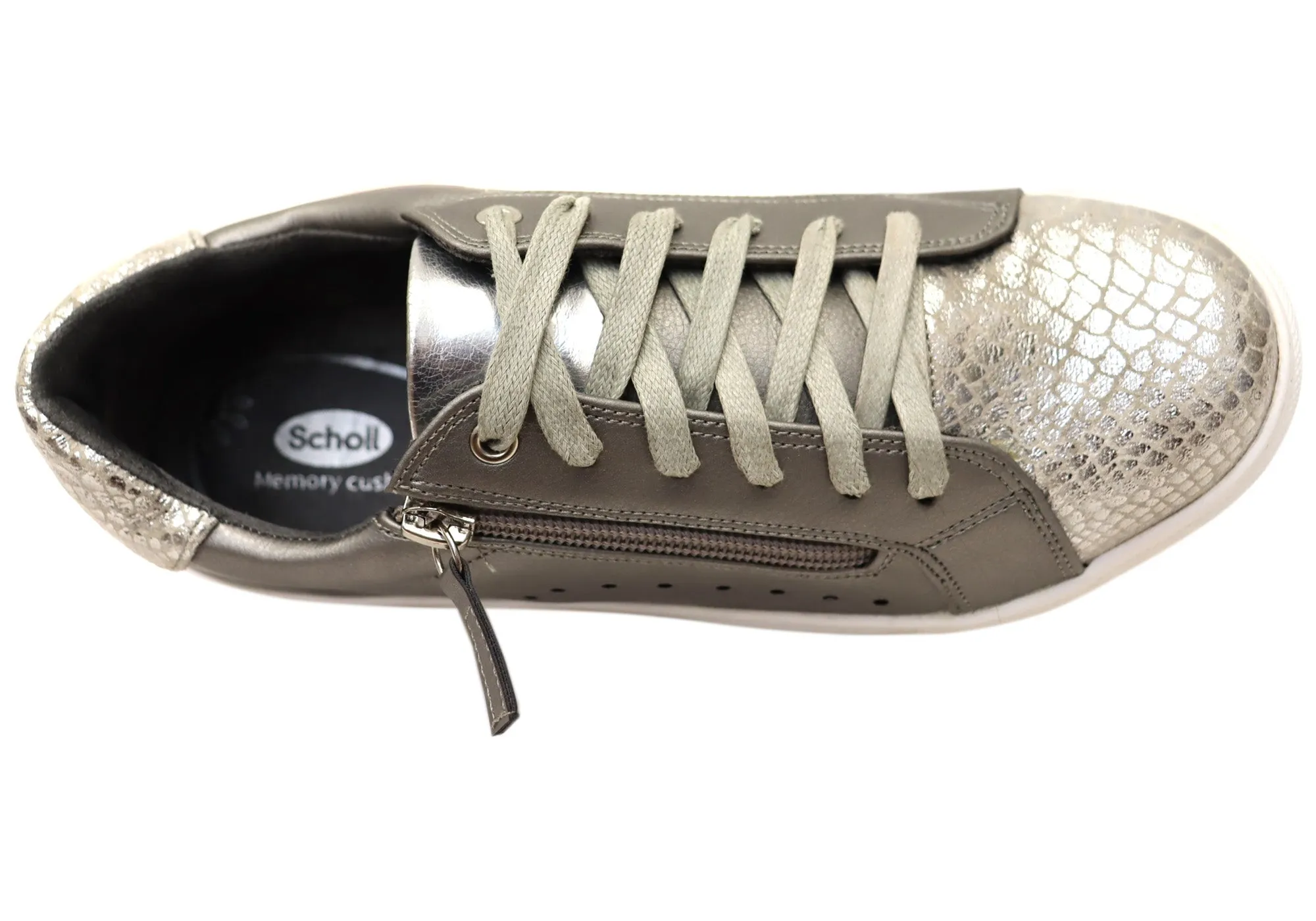 Scholl Orthaheel Womens Cleo Comfortable Casual Sneakers Shoes