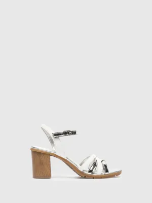 Silver Buckle Sandals