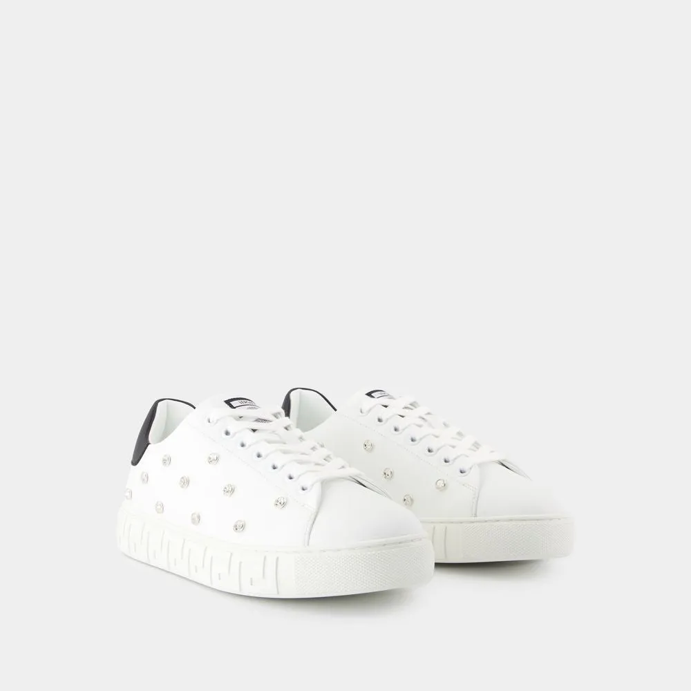 Sneakers - Leather - White