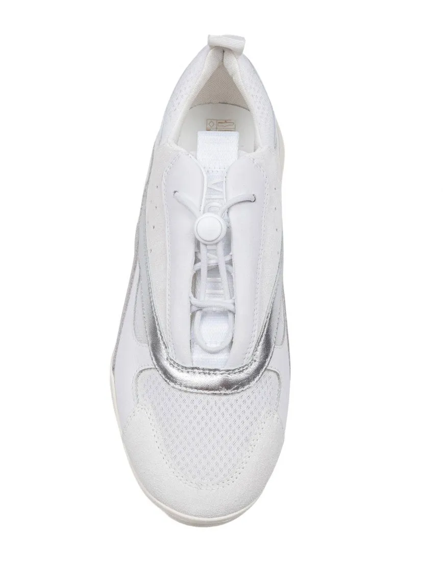 Split Leather And Calfskin Sneakers