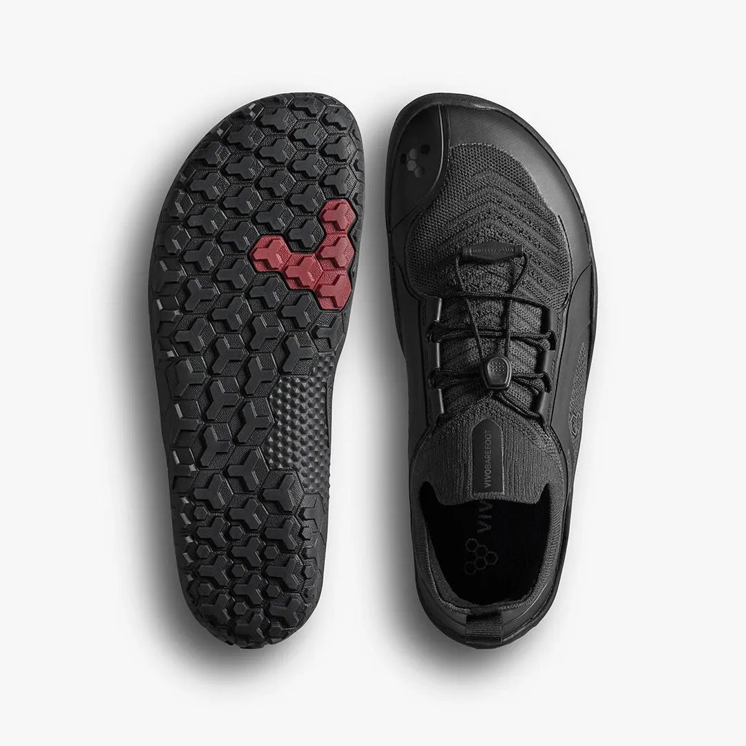 Vivobarefoot Primus Trail Knit FG Womens  Obsidian/Obsidian