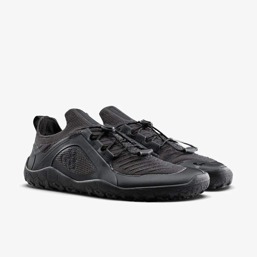 Vivobarefoot Primus Trail Knit FG Womens  Obsidian/Obsidian