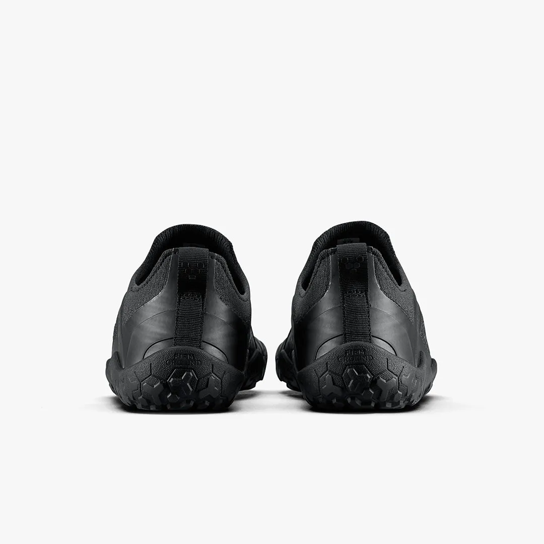 Vivobarefoot Primus Trail Knit FG Womens  Obsidian/Obsidian