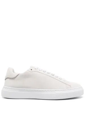 White Suede Sneakers