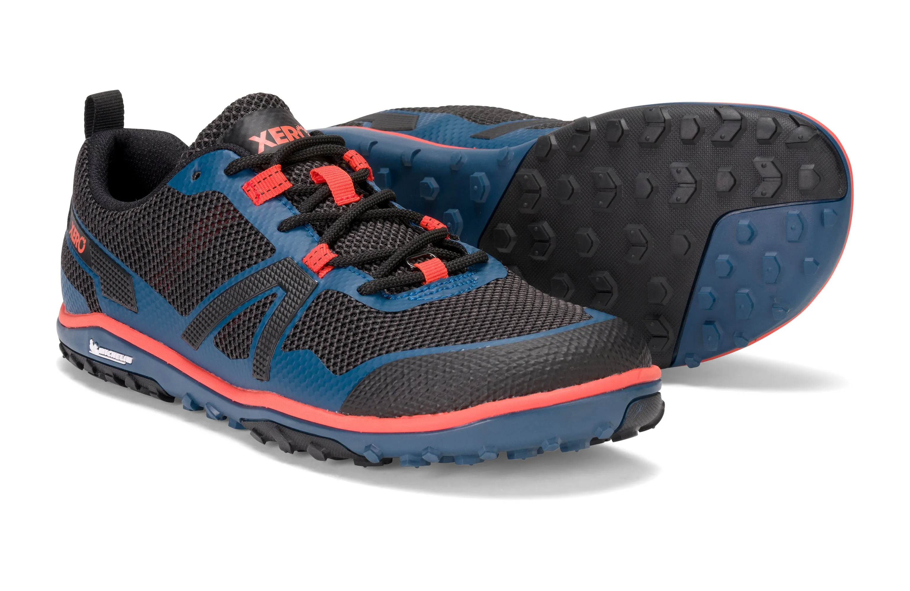 Xero Shoes Scrambler Low Men  Legion Blue / Orange