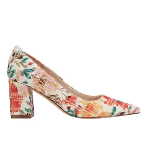 Zala Block Heel Pointy Toe Pump -MARC FISHER