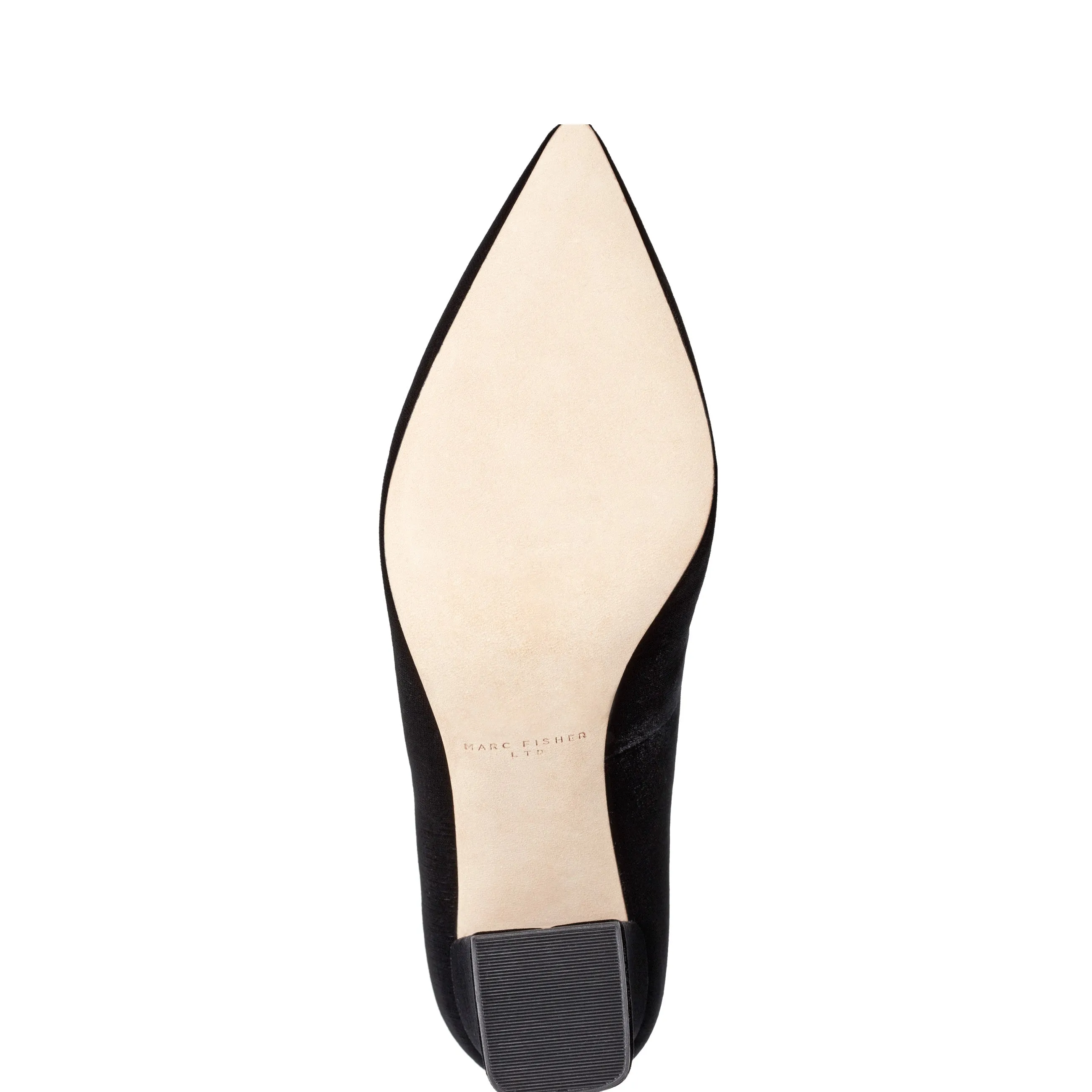 Zala Block Heel Pointy Toe Pump -MARC FISHER