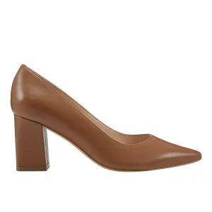 Zala Block Heel Pointy Toe Pump -MARC FISHER
