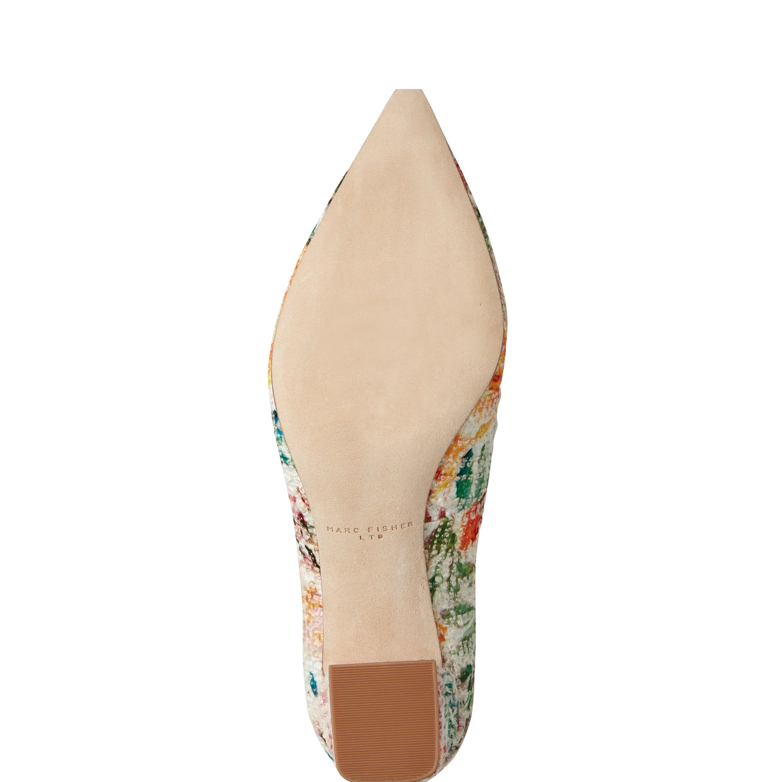 Zala Block Heel Pointy Toe Pump -MARC FISHER