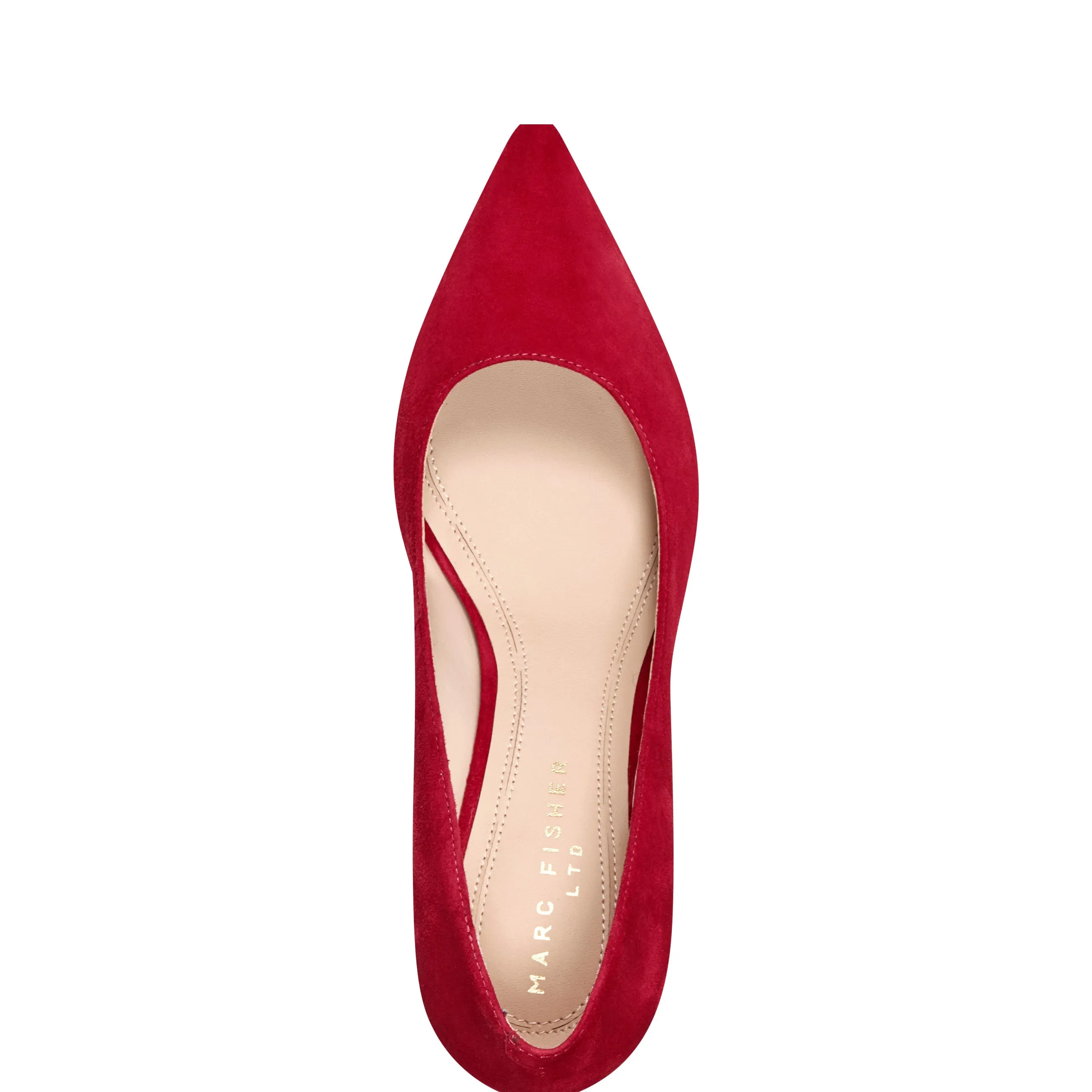 Zala Block Heel Pointy Toe Pump -MARC FISHER