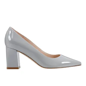 Zala Block Heel Pointy Toe Pump -MARC FISHER
