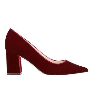 Zala Block Heel Pointy Toe Pump -MARC FISHER