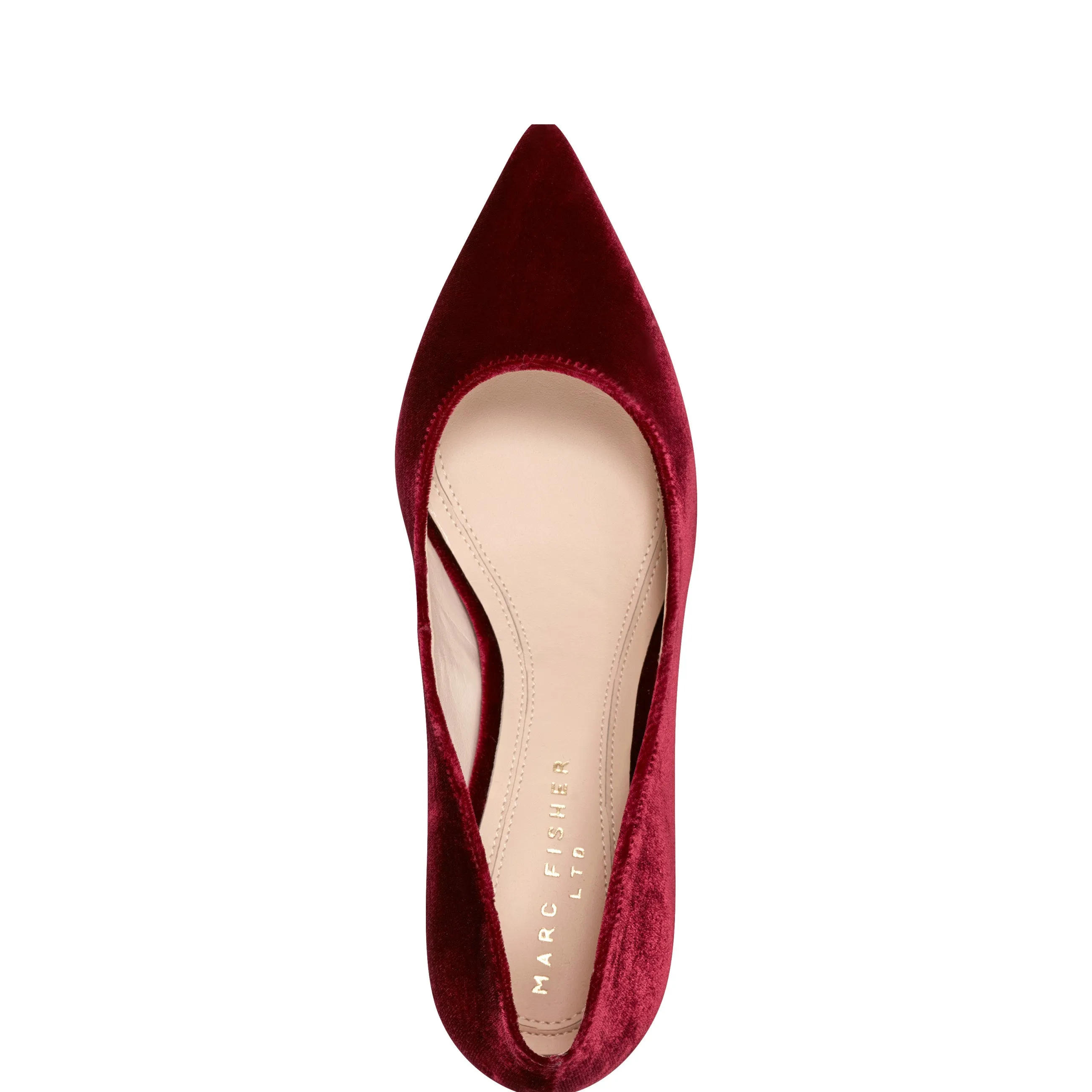 Zala Block Heel Pointy Toe Pump -MARC FISHER