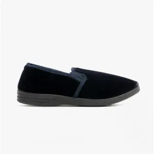 Zedzzz ROSS Mens Full Slippers Navy