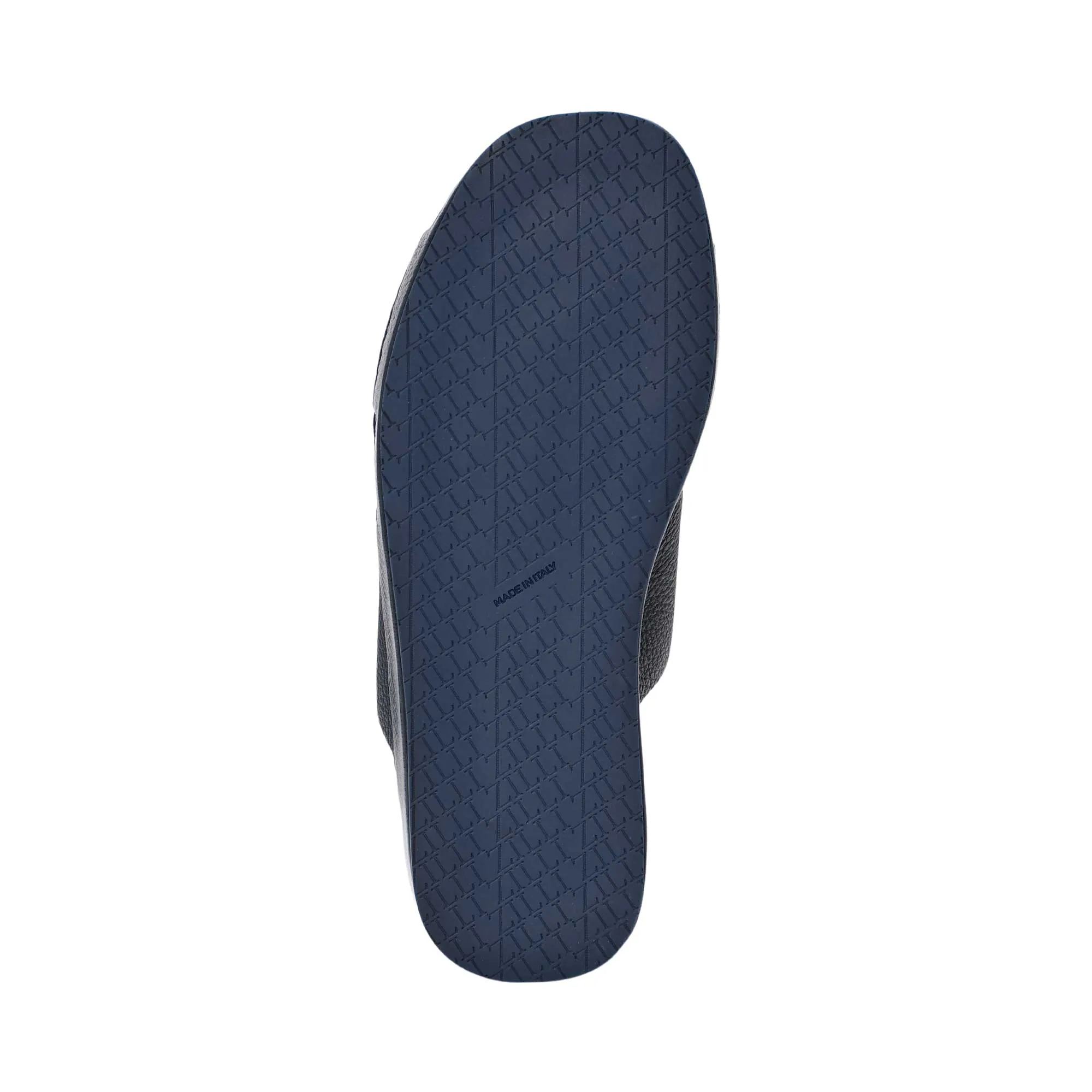 Zilli Men's Dark Navy Leather Sandal
